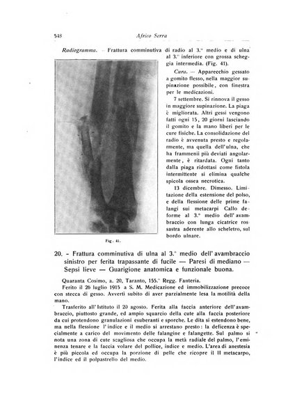 La chirurgia degli organi di movimento