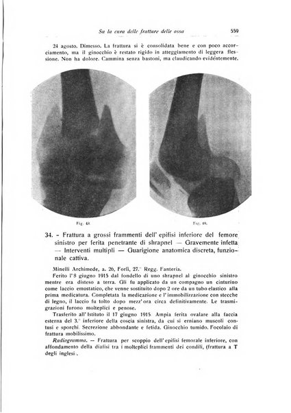 La chirurgia degli organi di movimento