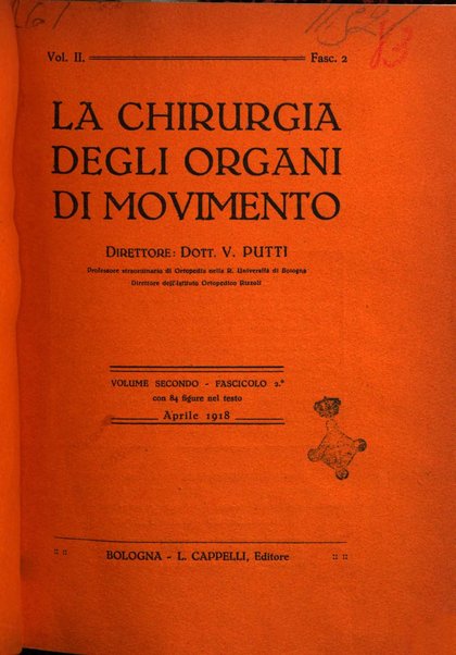 La chirurgia degli organi di movimento