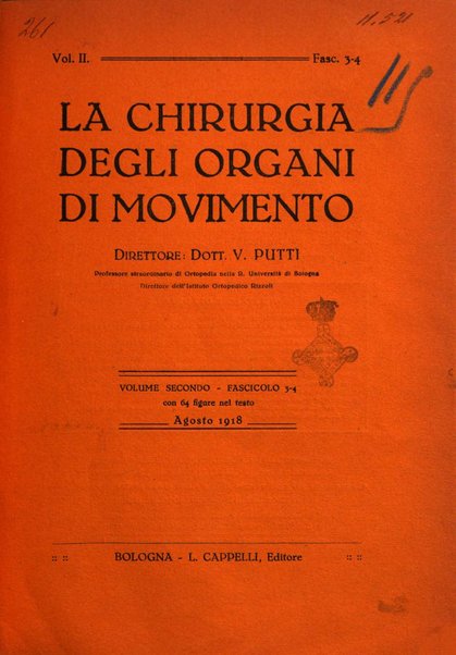 La chirurgia degli organi di movimento