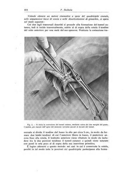 La chirurgia degli organi di movimento