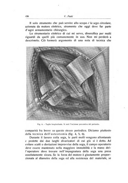 La chirurgia degli organi di movimento