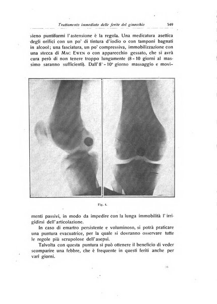 La chirurgia degli organi di movimento