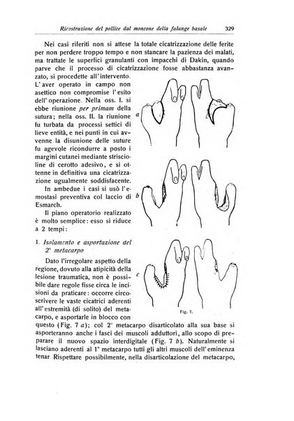 La chirurgia degli organi di movimento