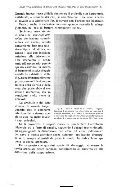 La chirurgia degli organi di movimento