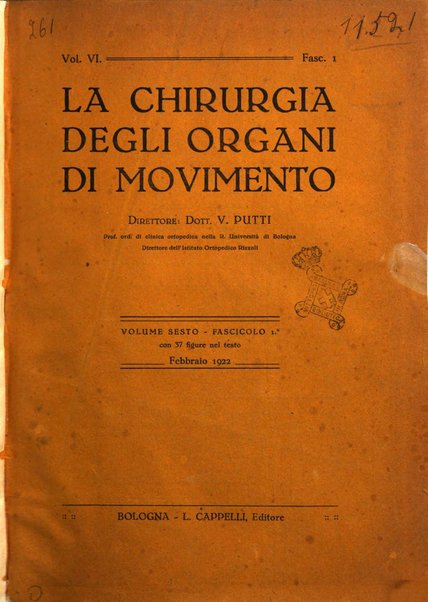 La chirurgia degli organi di movimento