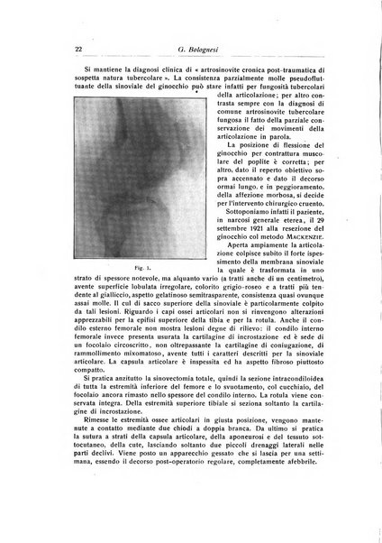 La chirurgia degli organi di movimento