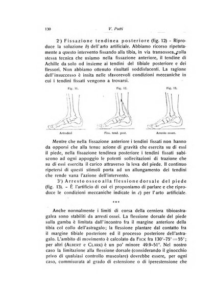 La chirurgia degli organi di movimento