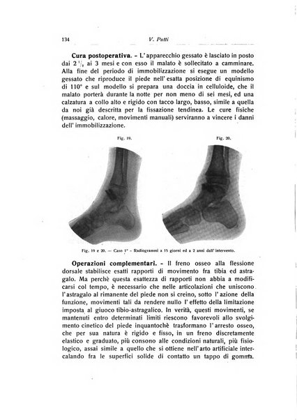 La chirurgia degli organi di movimento