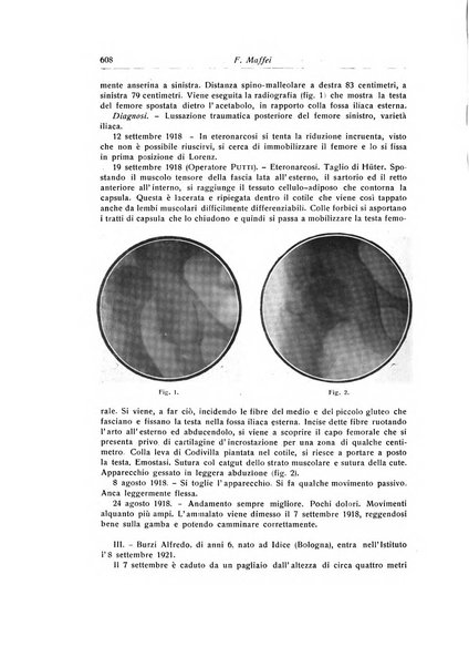 La chirurgia degli organi di movimento