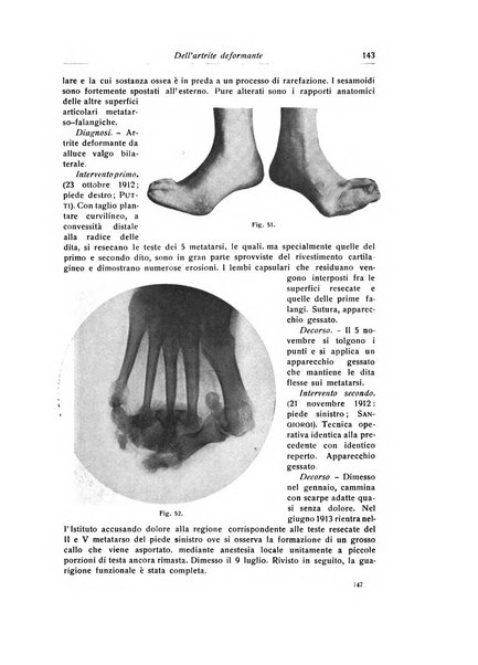 La chirurgia degli organi di movimento