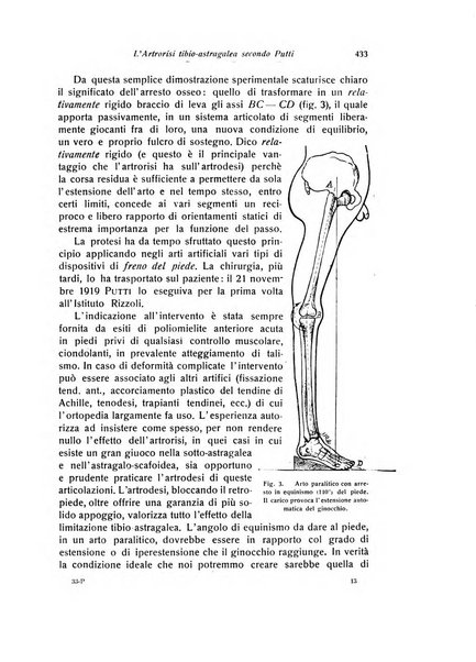 La chirurgia degli organi di movimento