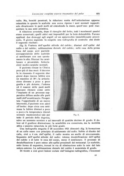 La chirurgia degli organi di movimento