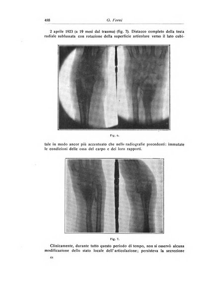 La chirurgia degli organi di movimento