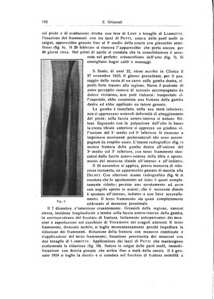 La chirurgia degli organi di movimento