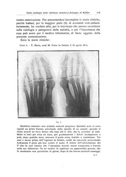 La chirurgia degli organi di movimento