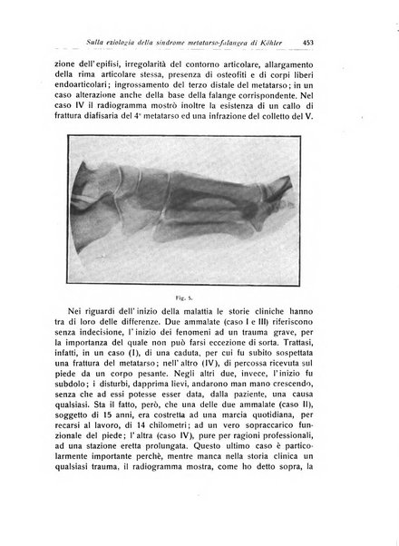 La chirurgia degli organi di movimento