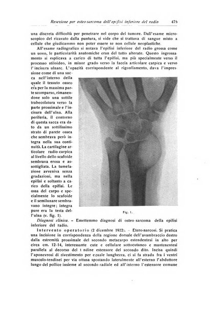 La chirurgia degli organi di movimento