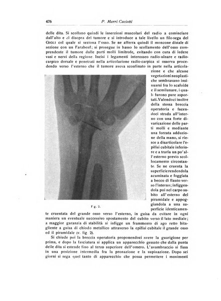 La chirurgia degli organi di movimento