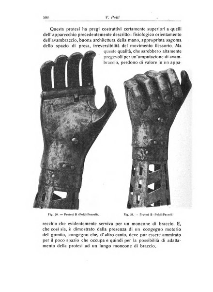 La chirurgia degli organi di movimento