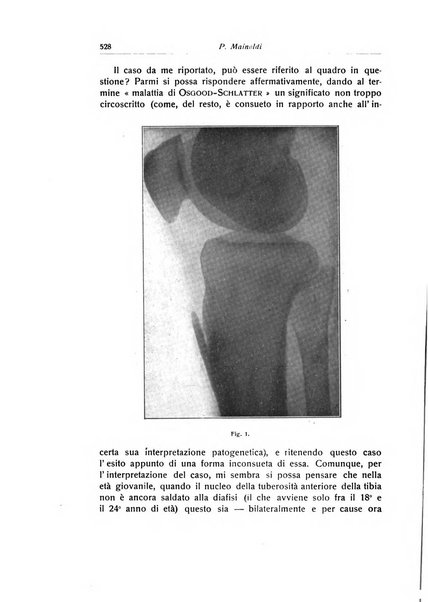 La chirurgia degli organi di movimento