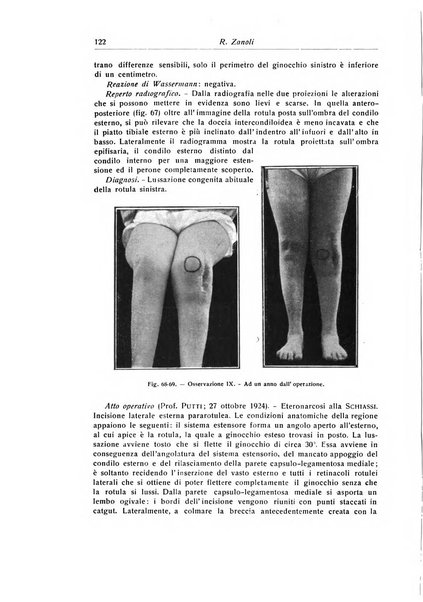 La chirurgia degli organi di movimento