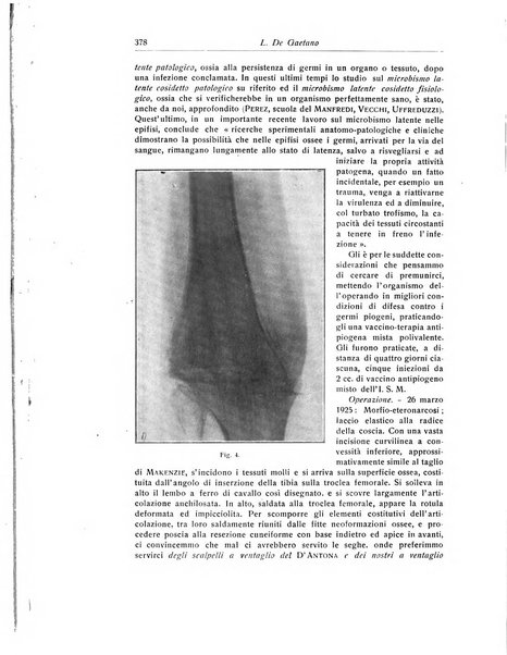 La chirurgia degli organi di movimento