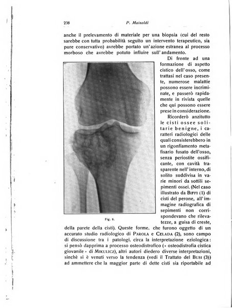 La chirurgia degli organi di movimento