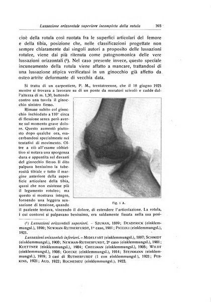 La chirurgia degli organi di movimento