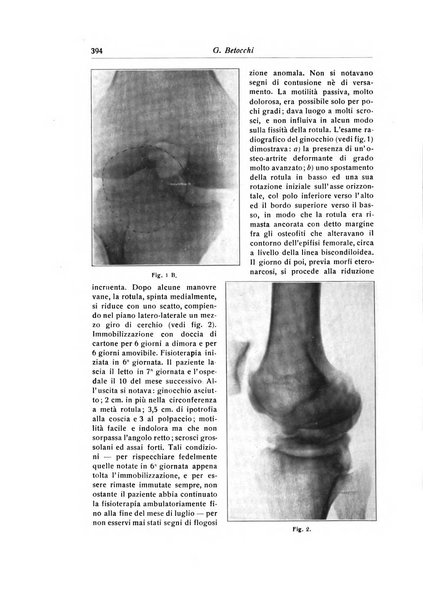 La chirurgia degli organi di movimento