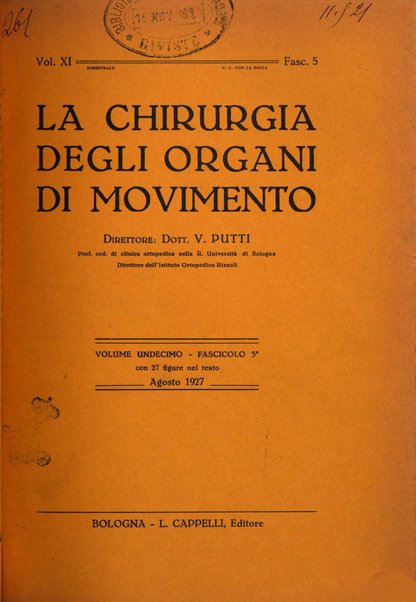 La chirurgia degli organi di movimento