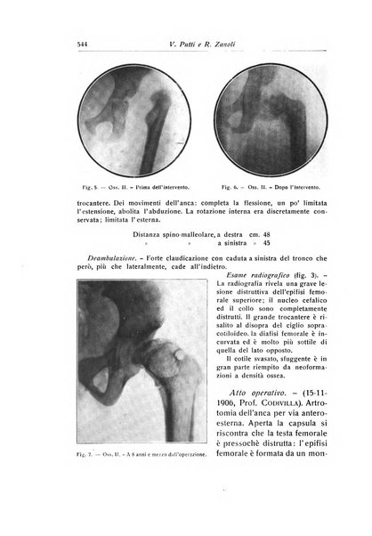 La chirurgia degli organi di movimento