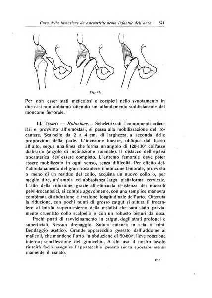 La chirurgia degli organi di movimento