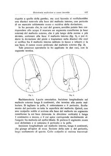 La chirurgia degli organi di movimento