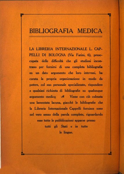 La chirurgia degli organi di movimento