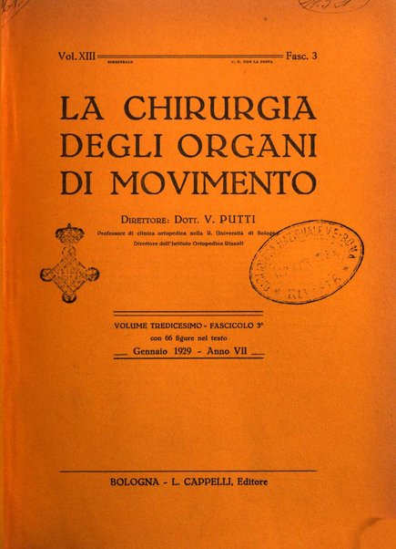 La chirurgia degli organi di movimento