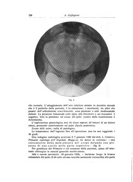 La chirurgia degli organi di movimento