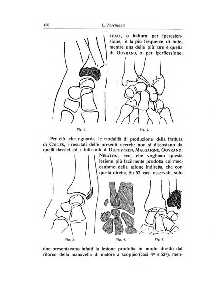 La chirurgia degli organi di movimento