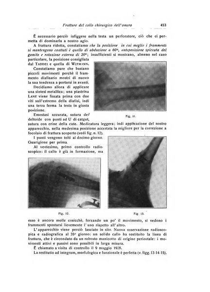 La chirurgia degli organi di movimento