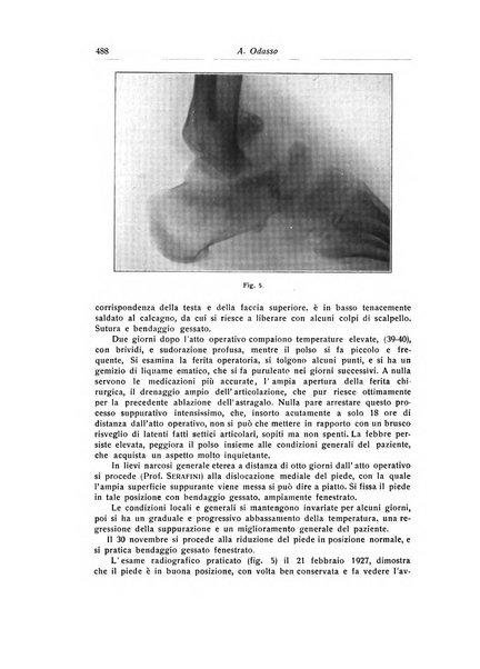 La chirurgia degli organi di movimento