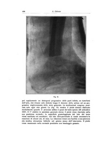 La chirurgia degli organi di movimento