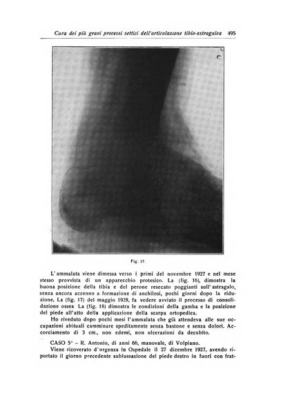 La chirurgia degli organi di movimento