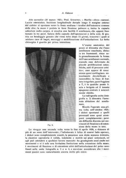 La chirurgia degli organi di movimento