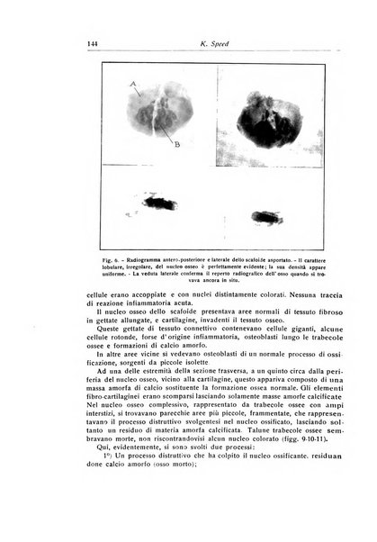 La chirurgia degli organi di movimento