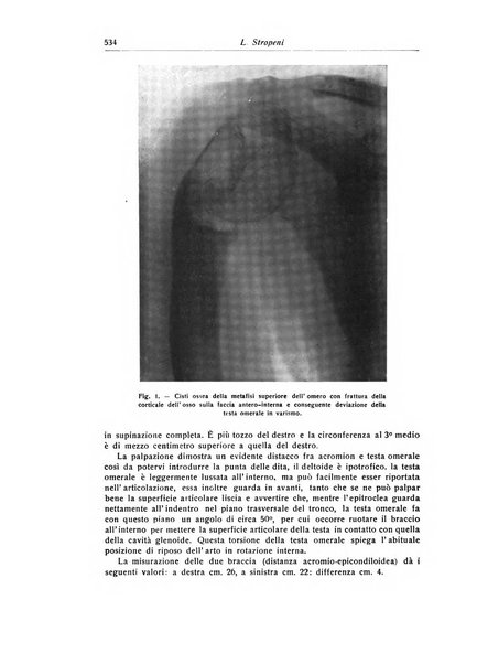 La chirurgia degli organi di movimento