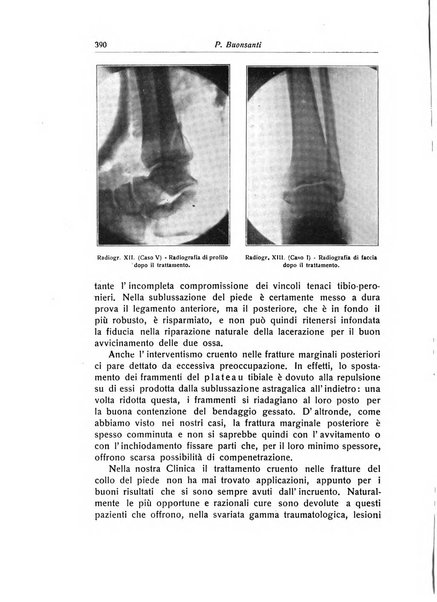 La chirurgia degli organi di movimento