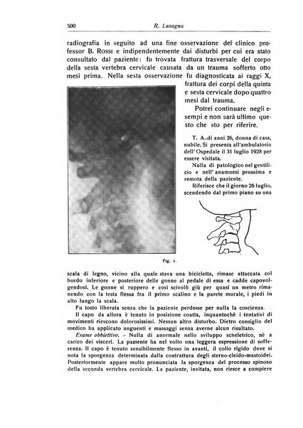 La chirurgia degli organi di movimento