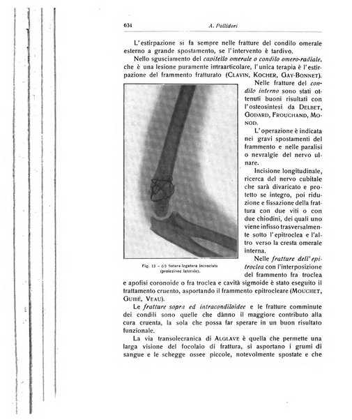 La chirurgia degli organi di movimento