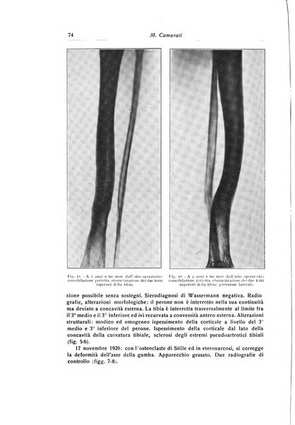 La chirurgia degli organi di movimento