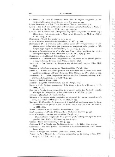 La chirurgia degli organi di movimento